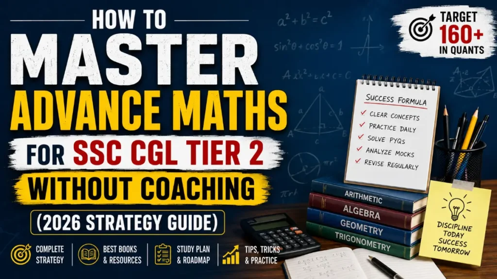 How to Master Advance Maths for SSC CGL Tier 2 without Coaching