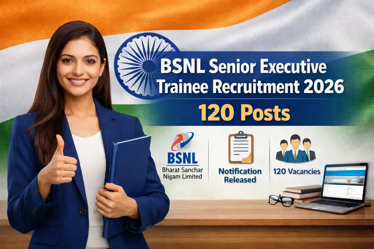 BSNL SET Recruitment 2026 Notification Out for 120 Vacancies – Apply Now