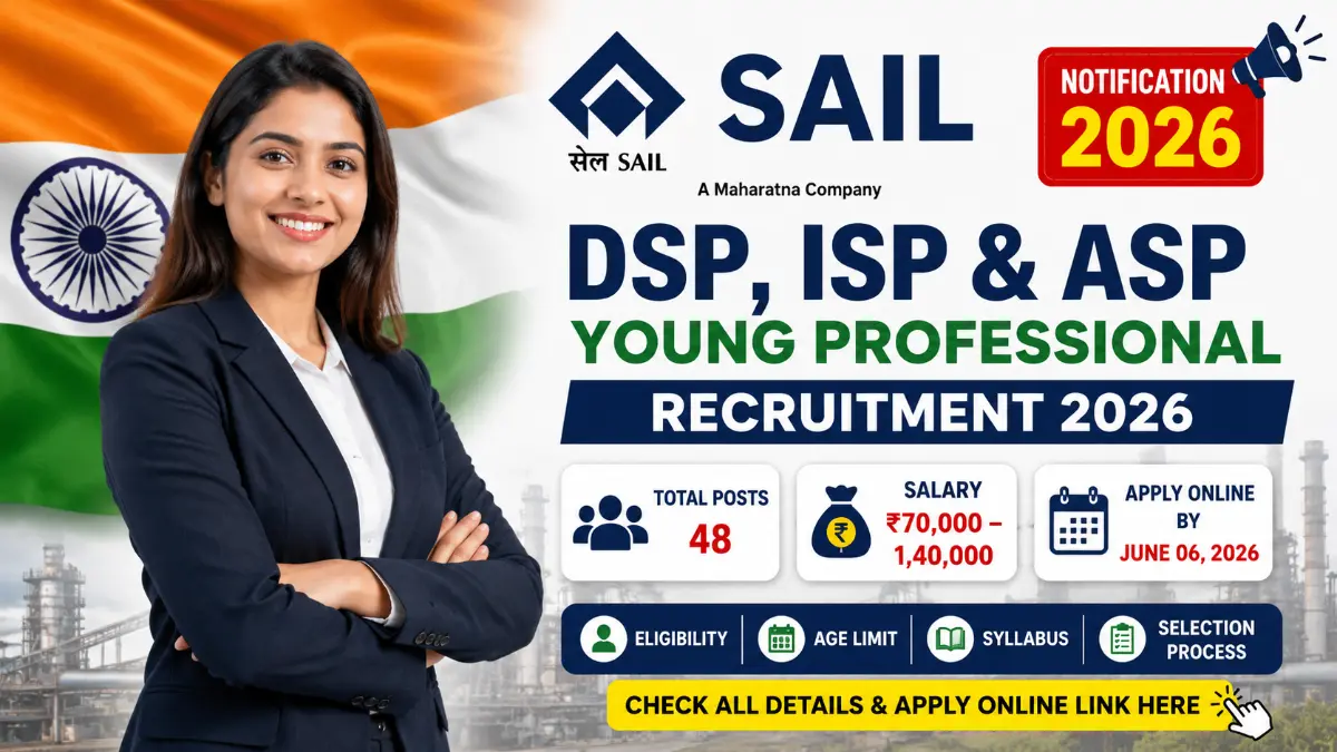 SAIL Young Professional Recruitment 2026